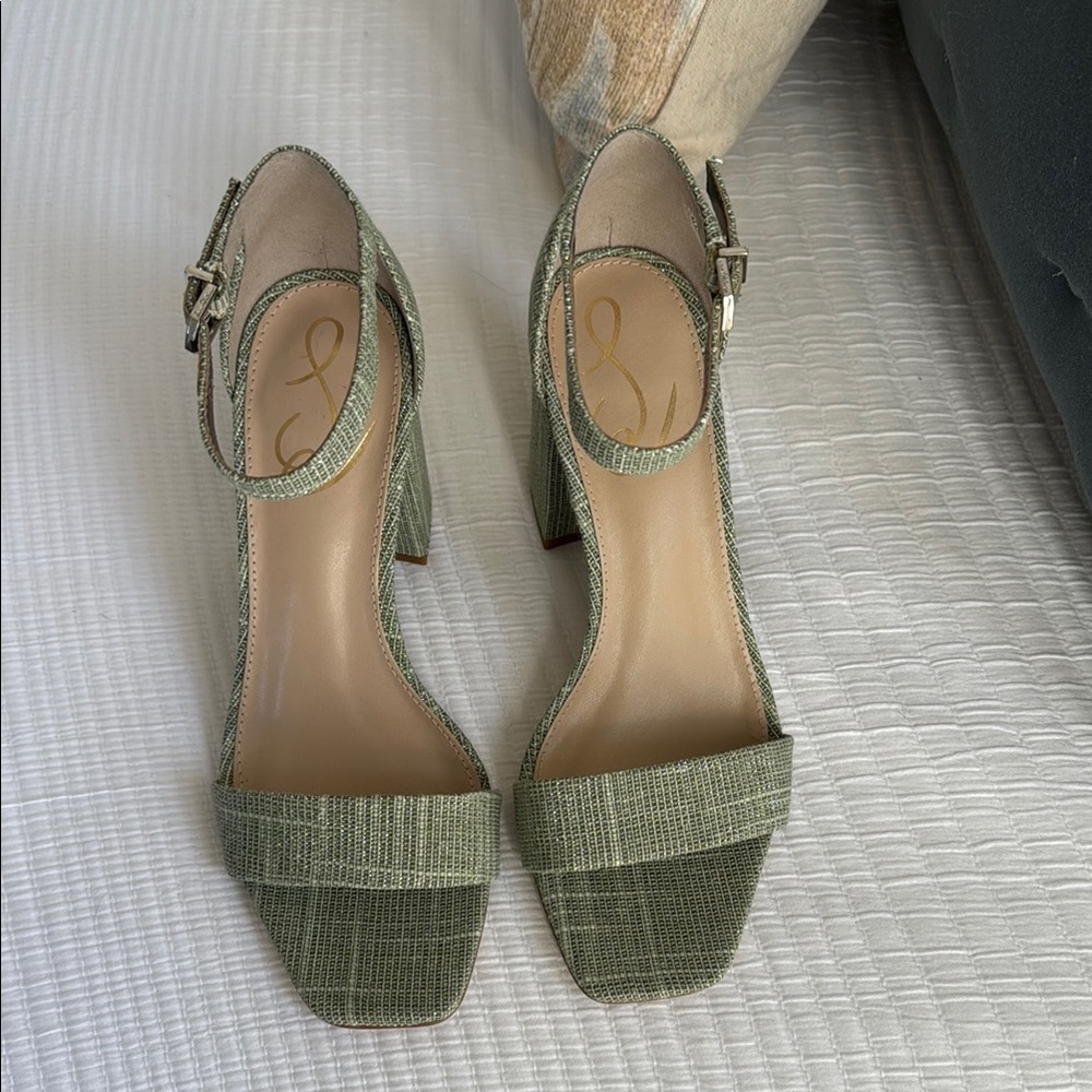 Green Sam Edelman Heeled Sandals
